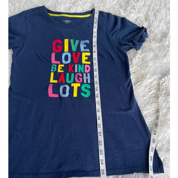 St John's Bay Blue T-shirt Women Sz XS Gently used - Picture 3 of 5